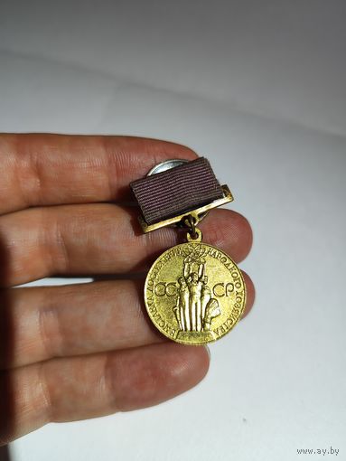 Медаль ВДНХ СССР. За успехи в народном хозяйстве.