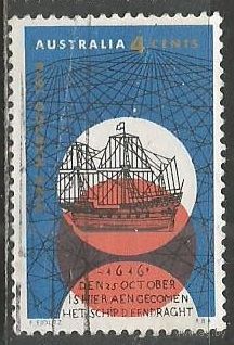Австралия. 350 лет высадки Д.Хартога в Австралии. 1966г. Mi#384.