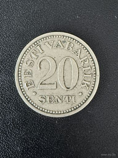 20 сенти 1935 года. Хорошее состояние. С 1 рубля