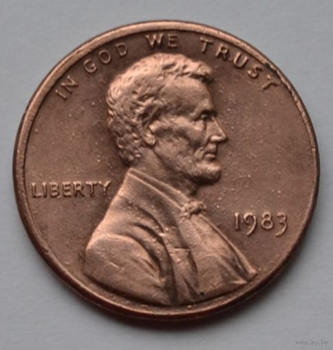 США, 1 цент  1983 г.