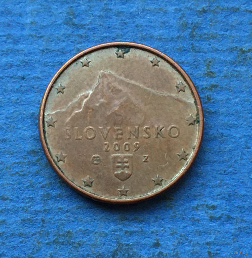 Словакия 1 евроцент 2009