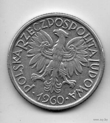 НАРОДНАЯ РЕСПУБЛИКА ПОЛЬША. 2 ЗЛОТЫХ  1960 г.