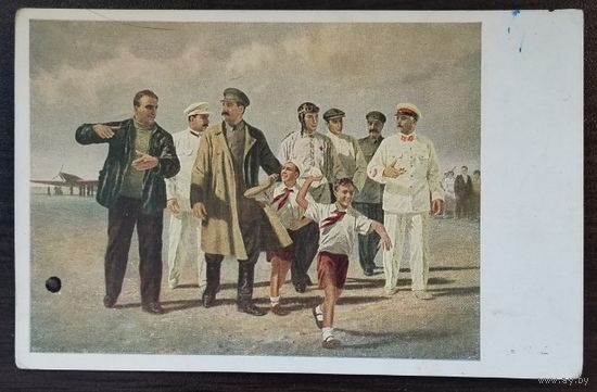 Чкалов рассказывает о своем полете, примерно середина 30х годов, подписанная