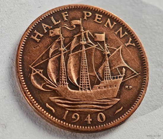 1940 год Англия пол пенни
