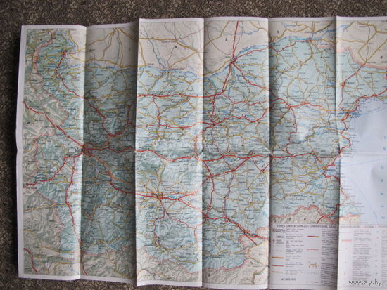 Карты Болгарии и Софии