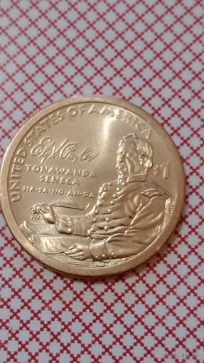 США 1 доллар 2022 Эли Паркер