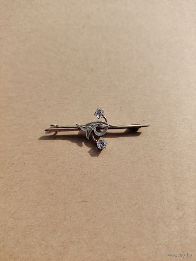 Брошка СССР 2, серебро 875, без МЦ!!