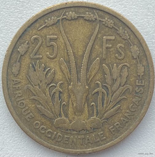 Французская Западная Африка 25 франков 1957 г.