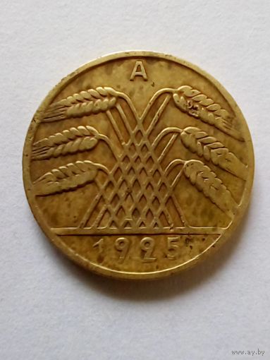 Германия.10 рейхспфеннигов 1925 А