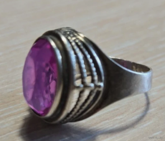 Антикварное советское русское кольцо из чистого серебра 925 женское