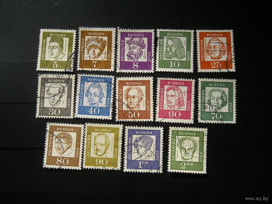 ФРГ 1961, Знаменитые немцы х 14
