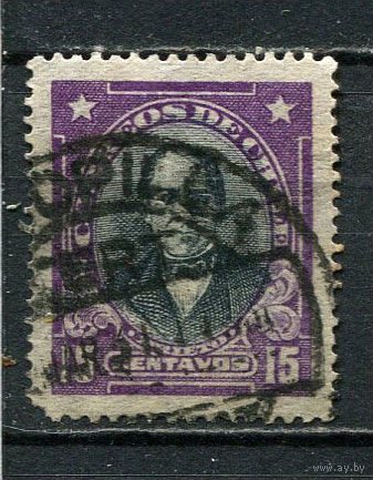 Чили - 1928/1930 - Хосе Хоакин Прието 15С - [Mi.158II] - 1 марка. Гашеная.  (Лот 71Gs)-T41P16