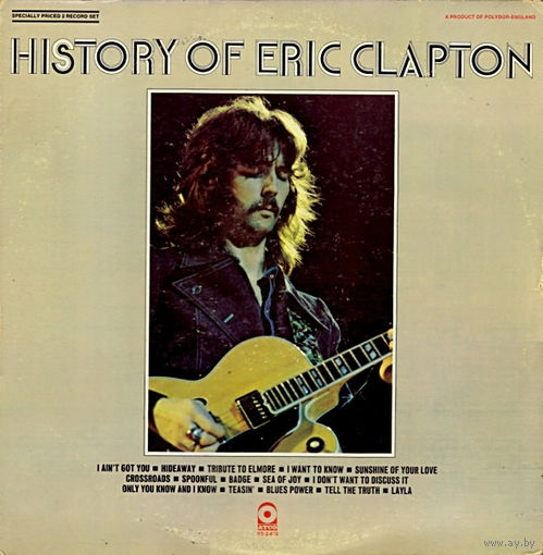 Eric Clapton – History Of Eric Clapton, 2LP 1972