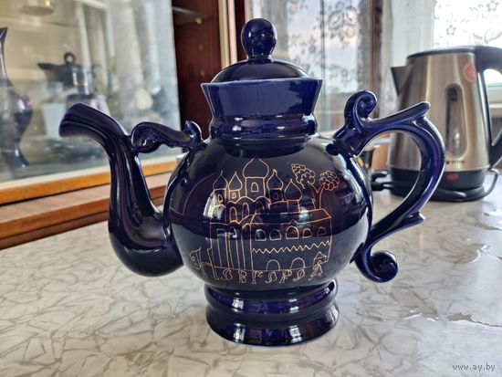 Чайник заварочный, Кобальт, фабрика Возрождение