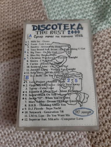 Кассета  SAEHAN C90. DISCOTECA THE BEST 2000