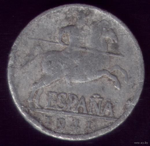5 сентимос 1941 год Испания