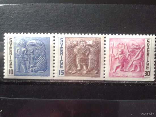 Швеция 1967 Стандарт** сцепка Бронзовые изделия 6 века