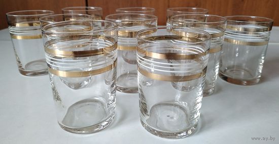 Стопки, стекло, СССР, 11 шт.