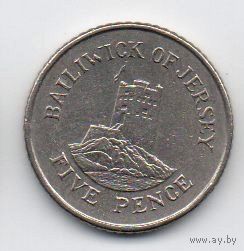 БЕЙЛИВИК ДЖЕРСИ. 5 ПЕННИ 1991. БАШНЯ