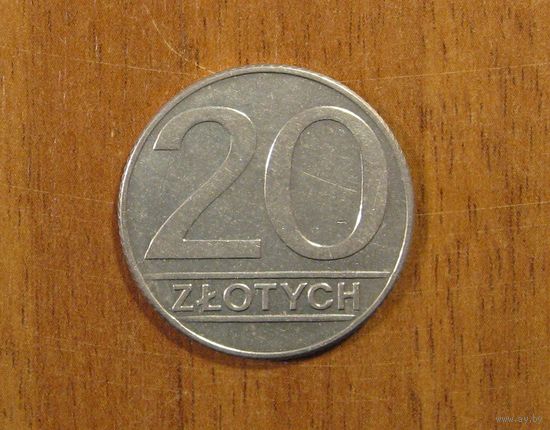 Польша - 20 злотых - 1990