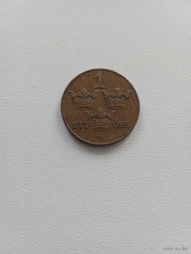 Швеция 1 оре 1932 г.