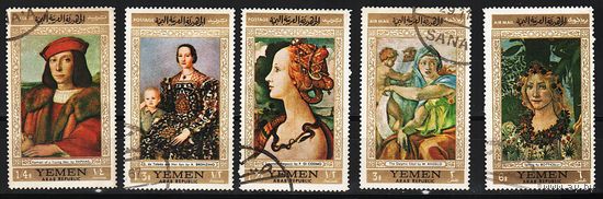 Йемен Северный 1967, Картины флорентийских мастеров, Mi 7,49, И011