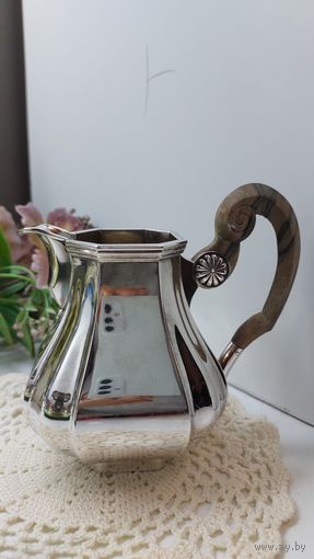 Сливочник серебряный, редкая форма. Сервиз. Клейма