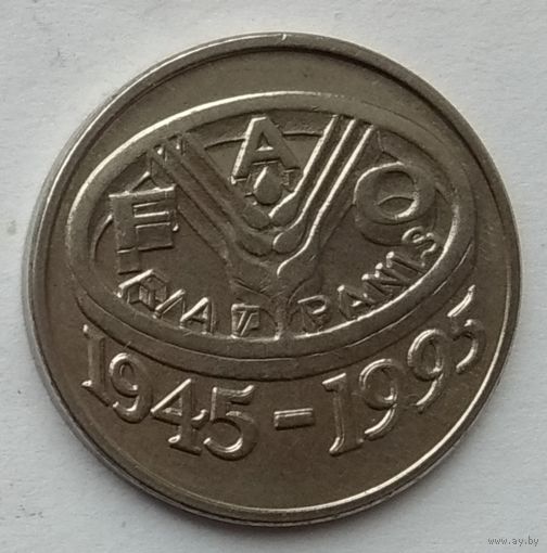 Румыния 10 лей 1995 г. ФАО. Без буквы N