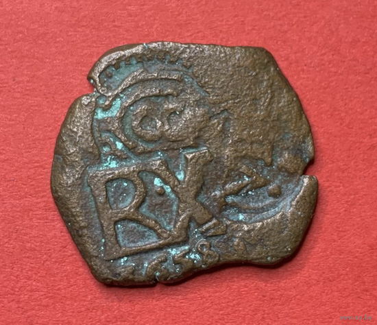 Пиратский клад, мараведисы Испании 16 века 3