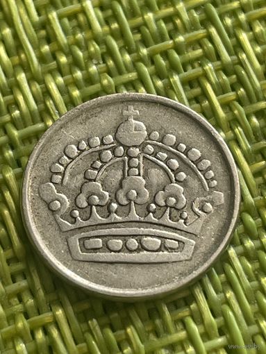 Швеция 10 оре 1955 г ( Густав VI Адольф. Серебро )