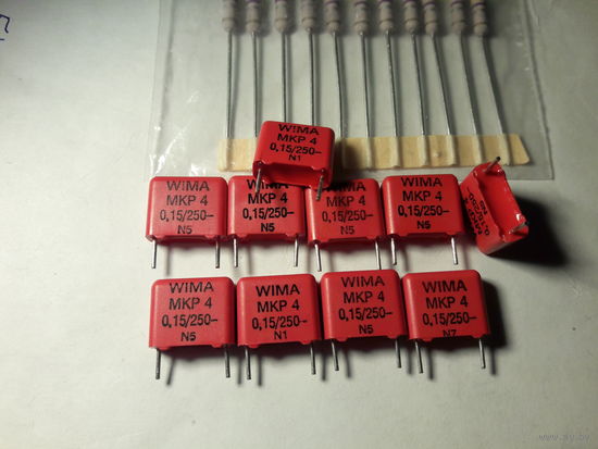 Конденсаторы WIMA MKP4 0,15uF 250v, полипропилен (не Китай, описание!)