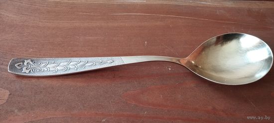Ложка столовая Хмель (длина 23 см), мельхиор. СССР