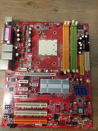 Неисправная материнская плата MSI K9N Uiltra am2. Не определяла оперативную память, замена вздутых ко