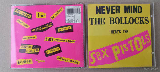 SEX PISTOLS - Never Mind The Bollocks Here's The Sex Pistols (EUROPE 1977 аудио CD)