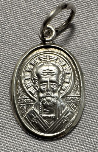 Образок серебряный. 925 пробы. 38