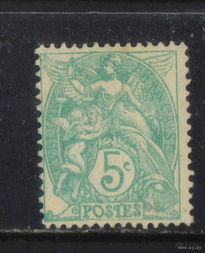 Франция 1900 Вып Правосудие тип Блан Стандарт #90*.