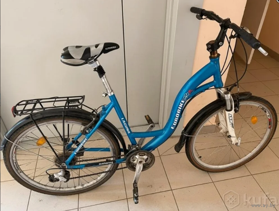 Велосипед 28" большой женский гибридный городской Evrobike Laguna.