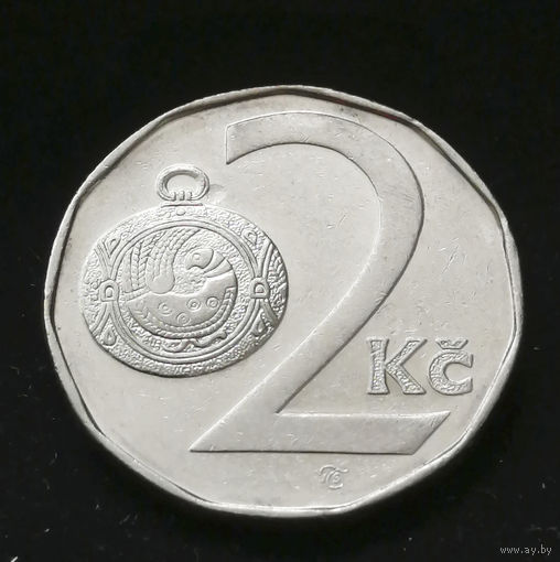 2 кроны 1993 Чехия #02