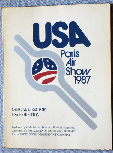 Авиасалон Ле-Бурже 1987 год Каталог экспозиции США.