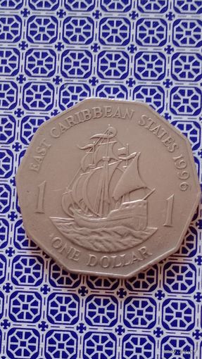 Восточные Карибы 1 доллар 1996