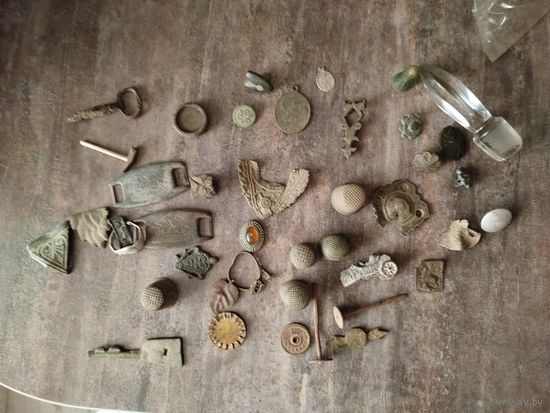 Лот старинных мелочей,с рубля