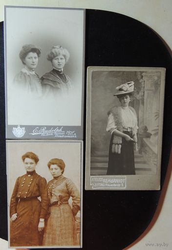 Фото "Барышни прошлого века", до 1917 г.