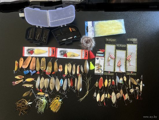 Блёсна 96 шт + подсумок + много мелочёвки
