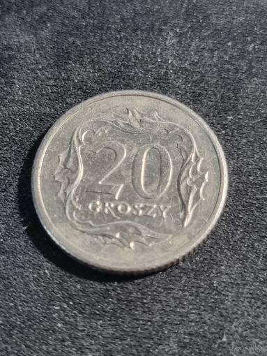 Польша 20 грошей 1996