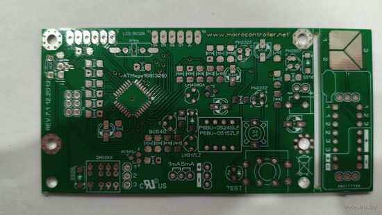 Транзистор тестер Rev7.1 m328  - печатная плата