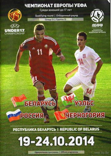 Чемпионат Европы. 19-24.10.2014г. Юноши до 17 лет. Отборочный, гр. 13