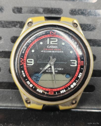 Часы Casio illuminator fishing gear.