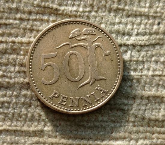 Werty71 Финляндия 50 пенни 1979 Вековое дерево