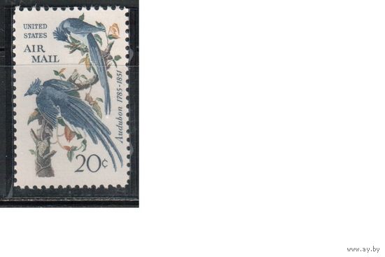 США-1967, (Мих.920), ** , Авиапочта, Птицы (одиночка)