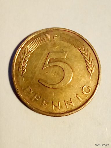 5 пфеннигов 1991F(2)